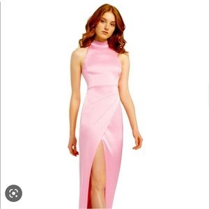 Alice + Olivia Jessa Satin Evening Gown, Size 6